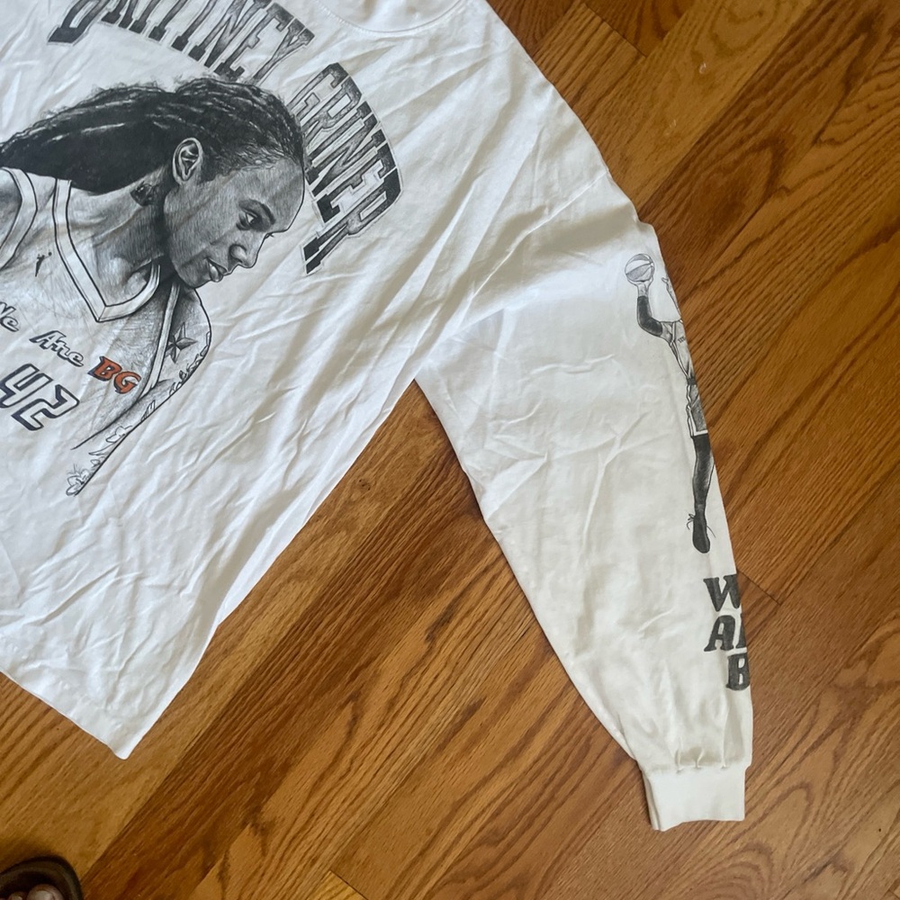 Britnney Griner prison l/s shirt write a letter to B.G tshirt XL - Picture 2 of 9
